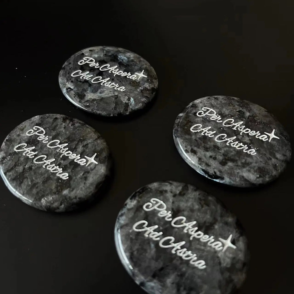 Goal Achieved · Black Flash Obsidian Palm Stone