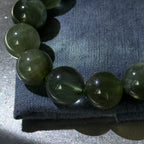 ZhongYi · Green Rutilated Quartz Single-Loop Bracelet