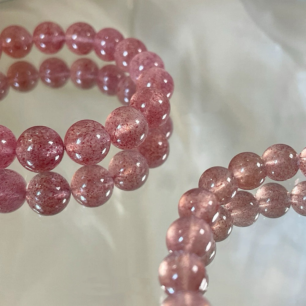 Strawberry Quartz · "Sweet Love & Inner Peace" Bracelet