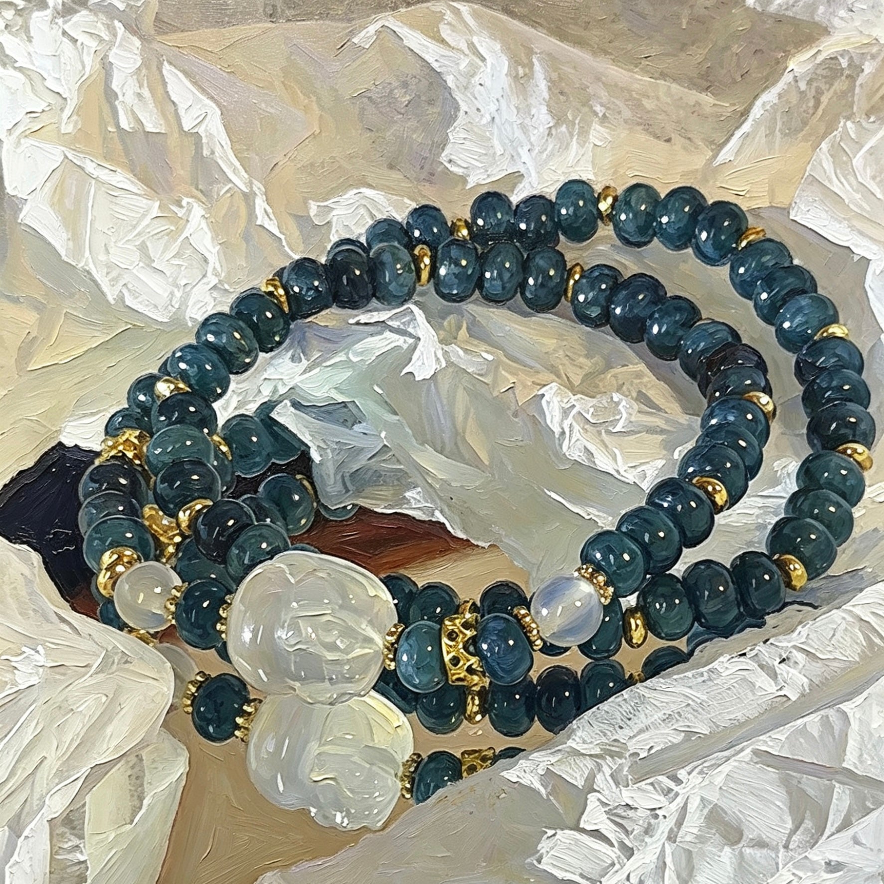 ZhongYi · Pixiu Blessing Chalcedony bracelet
