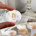  Natural Red Hematoid Quartz Palm Stone | Rune Uruz – Strength & Breakthrough