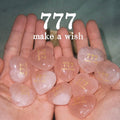 777 Angel Number · "Make a Wish" Healing Palm Stone