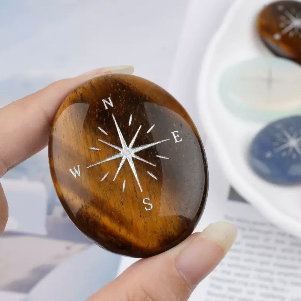 Compass Crystal Set · "Find Your Way" Healing Ritual Kit