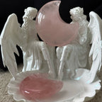 Gentle Moon · Rose Quartz Palm Stone