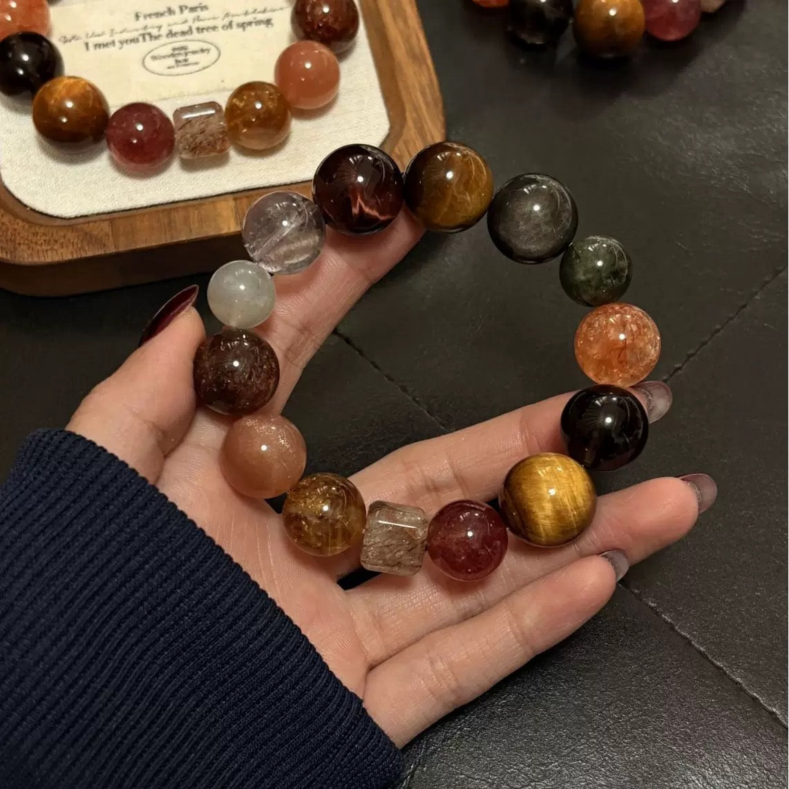 Multicolor Gemstone · "Chakra Balance" Bold Bracelet