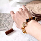 Golden Momentum | Tiger’s Eye, Citrine & Golden Rutilated Quartz Bracelet