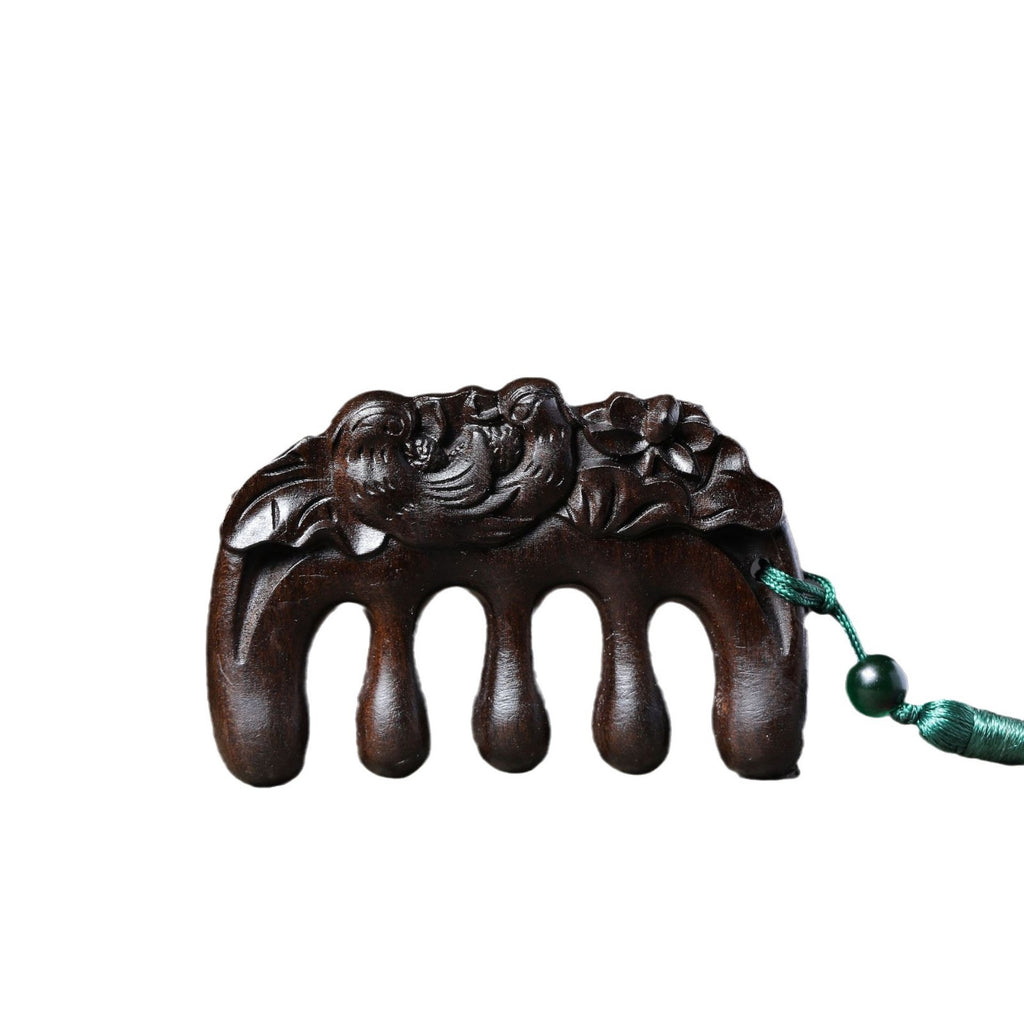 Sandalwood Meridian Comb · Scalp Massage & Energy Flow