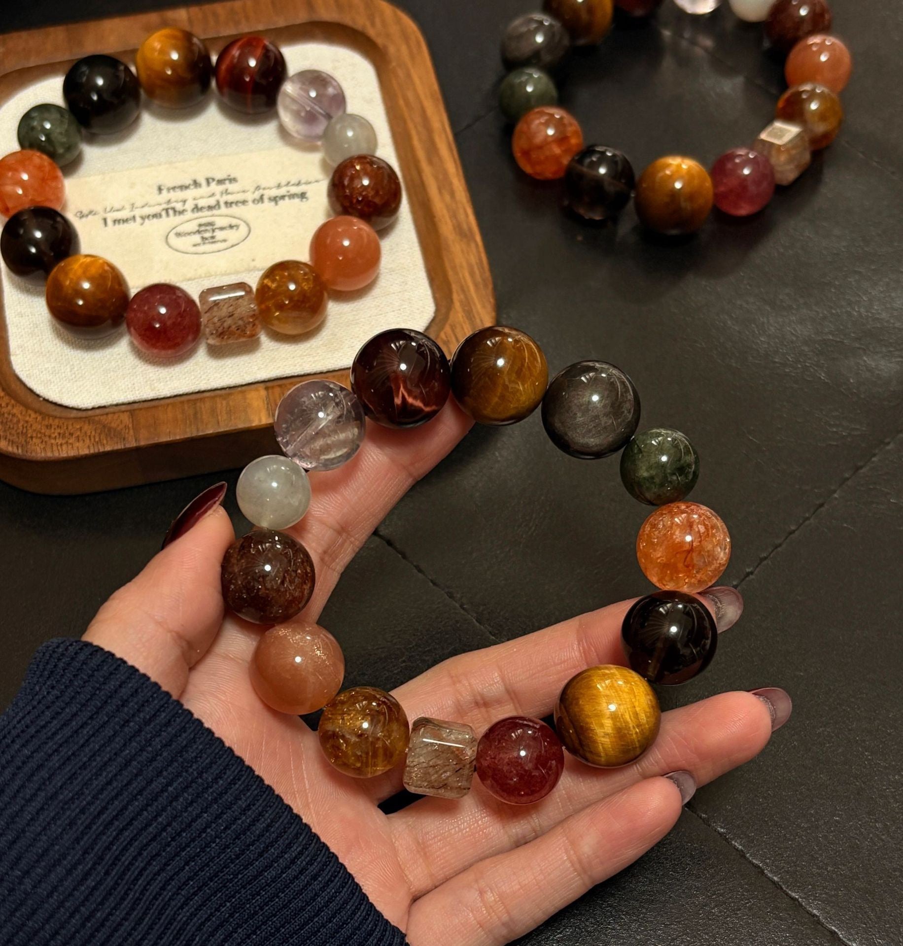 Multicolor Gemstone · "Chakra Balance" Bold Bracelet