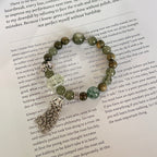 Green Mica & Quartz · "Abundance Flow" Wealth Bracelet