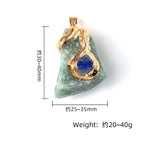 Raw Crystal Pendant · "Nature's Healing" Gold Plated Necklace(Mystery Box)