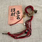 Tibetan Style · Five Emperor Coins Wealth Bracelet (Double Loop)